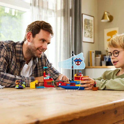 Gambar LEGO Marvel Team Spidey Pirate Ship Set 201 Pcs 11208 - Mix