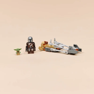 Gambar LEGO Star Wars The Mandalorian & Grogus Speed Bike Set 58 Pcs 75436 - Mix