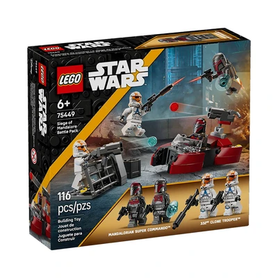 Gambar LEGO Star Wars Siege Of Mandalore Battle Pack Set 116 Pcs 75449 - Mix