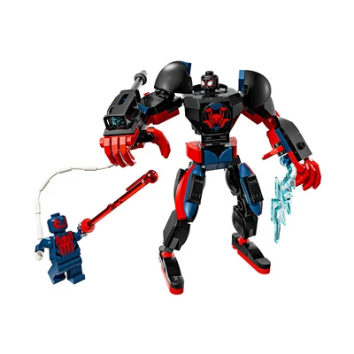Gambar LEGO Marvel Miles Morales Mech Vs Spiderman 2099 Set 135 Pcs 76337 - Mix