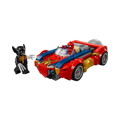 Gambar LEGO Marvel Spiderman Car Vs Venomized Wolverine Set 134 Pcs 76336 - Mix