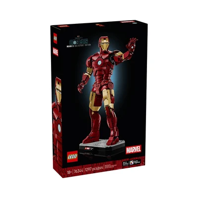 Gambar LEGO Marvel The Infinity Saga Iron Man Mark 3 Set 1297 pcs 76344 - Merah