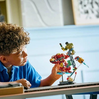 Gambar LEGO Marvel Epic Battle Hulkbuster Vs The Hulk Set 413 Pcs 76343 - Mix