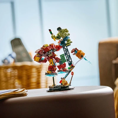 Gambar LEGO Marvel Epic Battle Hulkbuster Vs The Hulk Set 413 Pcs 76343 - Mix