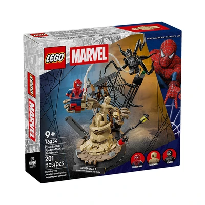 Gambar LEGO Marvel Epic Battle Spiderman Vs Sandman Set 201 Pcs 76334 - Mix