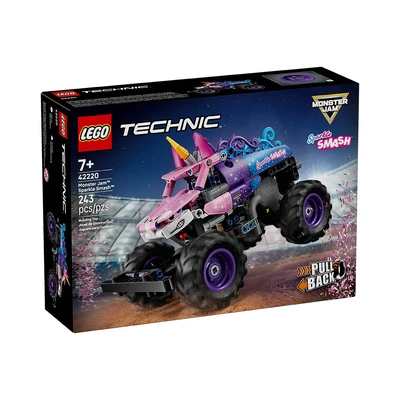 Gambar LEGO Technic Monster Jam Sparkle Smash Pull Back Set 243 Pcs 42220 - Mix