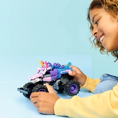 Gambar LEGO Technic Monster Jam Sparkle Smash Pull Back Set 243 Pcs 42220 - Mix