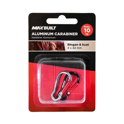 Gambar Maxbuilt Karabiner Aluminium 4x42 mm Set 2 Pcs - Hitam