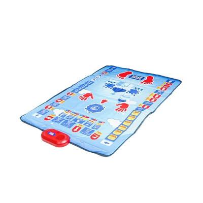 Gambar Kiddy Star Sajadah Interaktif Anak Sensor Touch 3 Bahasa 36 Tombol - Biru