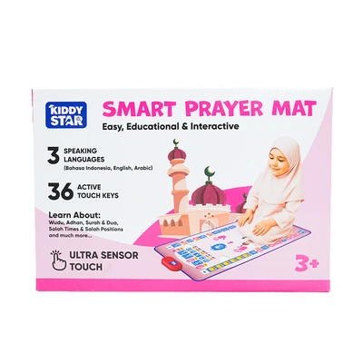 Gambar Kiddy Star Sajadah Interaktif Anak Sensor Touch 3 Bahasa 36 Tombol - Pink