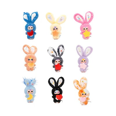 Gambar Baby Three Gantungan Kunci Boneka Lily Rabbit Town V3 Random