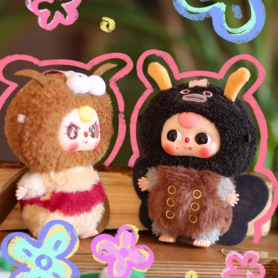 Gambar Baby Three Gantungan Kunci Boneka Elf Random