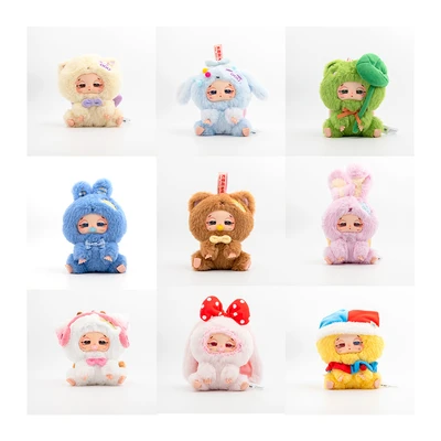 Gambar Baby Three Gantungan Kunci Boneka Sleepy Baby Doudou Random