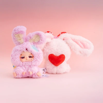 Gambar Baby Three Gantungan Kunci Boneka Sleepy Baby Doudou Random