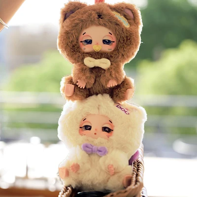 Gambar Baby Three Gantungan Kunci Boneka Sleepy Baby Doudou Random