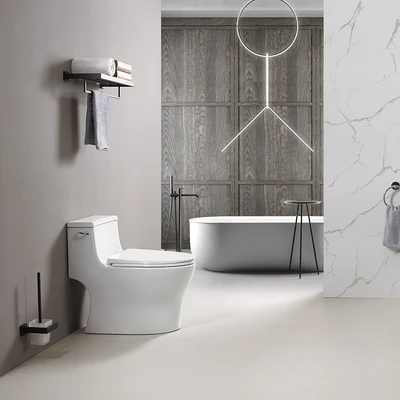 Gambar Acroz Kloset Duduk Siphonic Monoblock AB8867 - Putih
