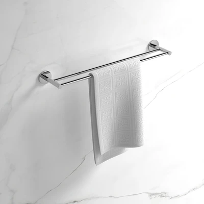 Gambar Acroz Gantungan Handuk Double Bar Elegant - Silver Chrome