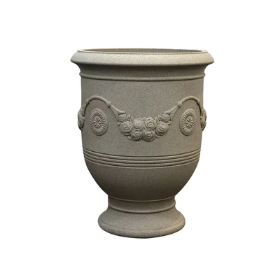 Gambar Soleil Regalia Classic Pot Tanaman Plastik 41x41x50 cm - Putih Ivory