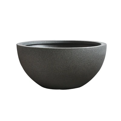 Gambar Soleil Arcadia Classic Pot Tanaman Plastik 80x80x35 cm - Abu-Abu
