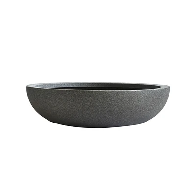 Gambar Soleil Arcadia Classic Pot Tanaman Plastik 80x80x20 cm - Abu-Abu