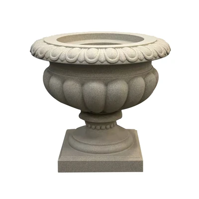 Gambar Soleil Sonata Classic Pot Tanaman Plastik 55x55x47 cm - Putih Ivory