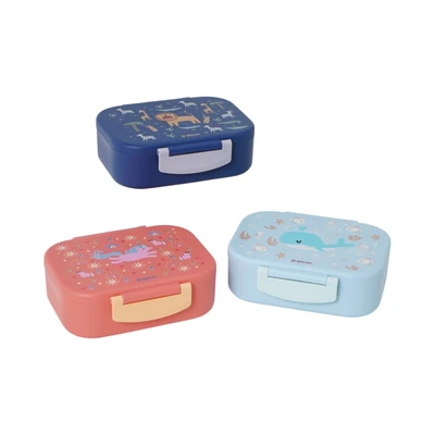 Gambar Picas Critter Tempat Makan Adjustable 3 Sekat 850 ml - Pink