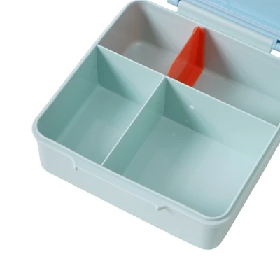 Gambar Picas Critter Kotak Makan Dengan Wadah Sup 1.6 Set 2 pcs - Biru