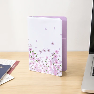 Gambar Passport Sarung Paspor Flower - Putih/Pink