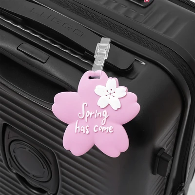 Gambar Passport Label Koper Flower Spring Random