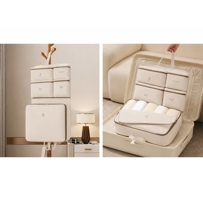 Gambar Passport Tas Organizer Travel Max - Krem Champagne