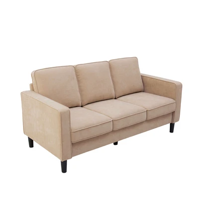 Gambar Selma Theodore Sofa Dengan Penyimpanan Fabric 3 Seater - Krem Beige
