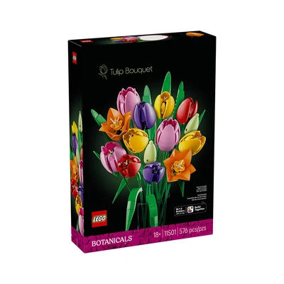 Gambar LEGO Botanicals Tulip Bouquet Set 576 Pcs 11501 - Mix