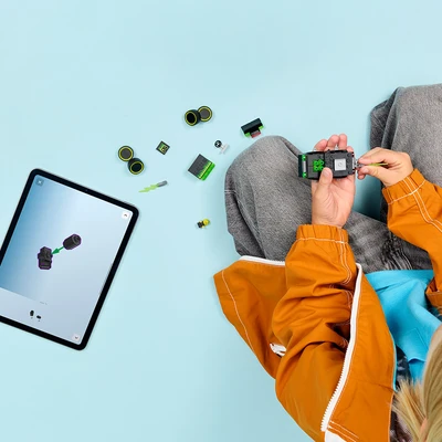 Gambar LEGO City Rides Gaming Race Car Set 64 Pcs 60484 - Hitam/hijau