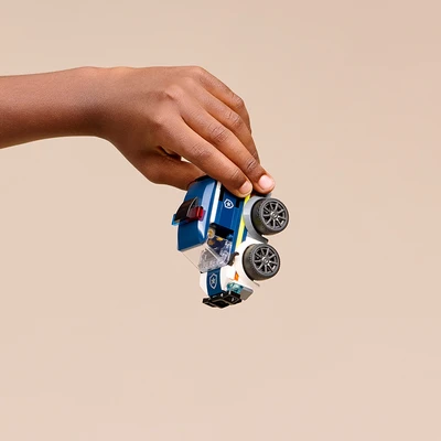 Gambar LEGO City Rides Police Truck Set 71 Pcs 60481 - Biru