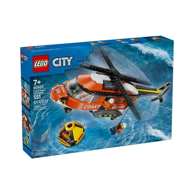 Gambar LEGO City Coast Guard Helicopter Set 551 Pcs 60503 - Mix