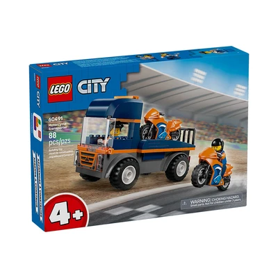 Gambar LEGO City Motorcycle Transporter Set 88 Pcs 60491 - Mix
