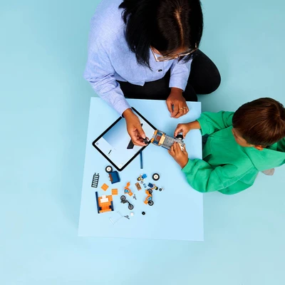 Gambar LEGO City Motorcycle Transporter Set 88 Pcs 60491 - Mix