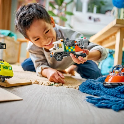 Gambar LEGO City Airplane Service Truck & Hovecraft Remix Set 990 Pcs 60505 - Mix