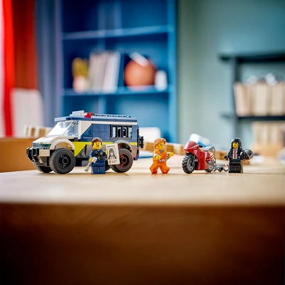 Gambar LEGO City Police Prisoner Transport Van Set 198 Pcs 60479 - Mix