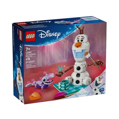 Gambar LEGO Disney Olaf & Brunis Picnic Fun Set 478 Pcs 43287 - Putih