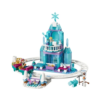 Gambar LEGO Disney Elsas Ice Castle & Snow Ride Adventure Set 216 Pcs 43281 - Biru