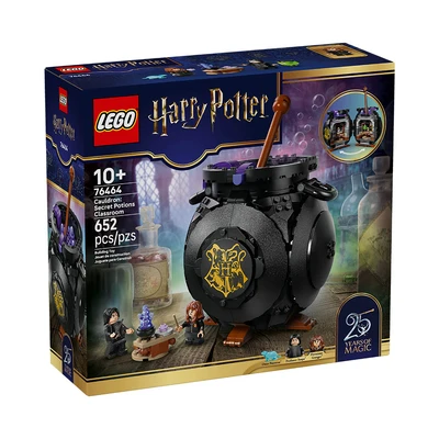Gambar LEGO Harry Potter Cauldron Secret Potions Classroom Set 652 Pcs 76464 - Hitam