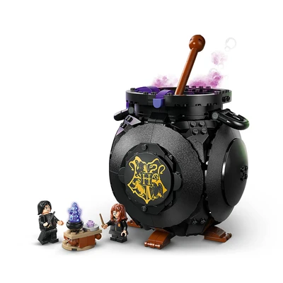 Gambar LEGO Harry Potter Cauldron Secret Potions Classroom Set 652 Pcs 76464 - Hitam
