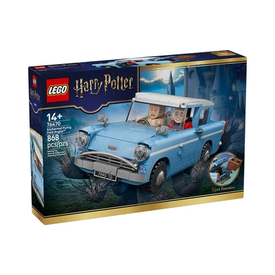 Gambar LEGO Harry Potter Enchanted Flying Ford Anglia Set 868 Pcs 76470 - Biru
