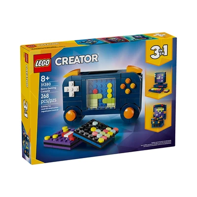 Gambar LEGO Creator 3 In 1 Retro Gaming Console Set 268 Pcs 31380 - Biru Tua