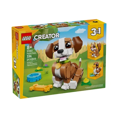 Gambar LEGO Creator 3 In 1 Playful Puppy Dog Set 336 Pcs 31382 - Cokelat