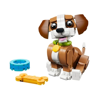 Gambar LEGO Creator 3 In 1 Playful Puppy Dog Set 336 Pcs 31382 - Cokelat
