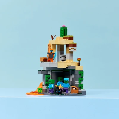 Gambar LEGO Minecraft Zombie Dungeon Set 284 Pcs 21587 - Mix