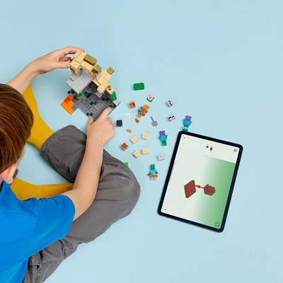 Gambar LEGO Minecraft Zombie Dungeon Set 284 Pcs 21587 - Mix