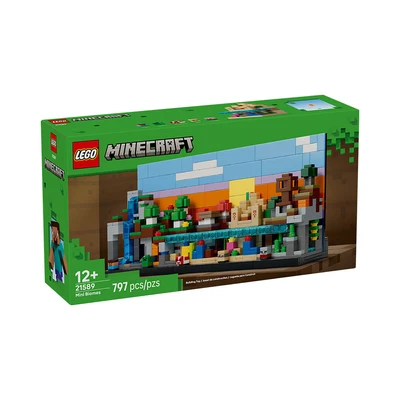 Gambar LEGO Minecraft Mini Biomes Set 797 Pcs 21589 - Mix